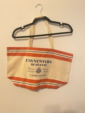 Sézane L'Avventura Cotton Tote Bag